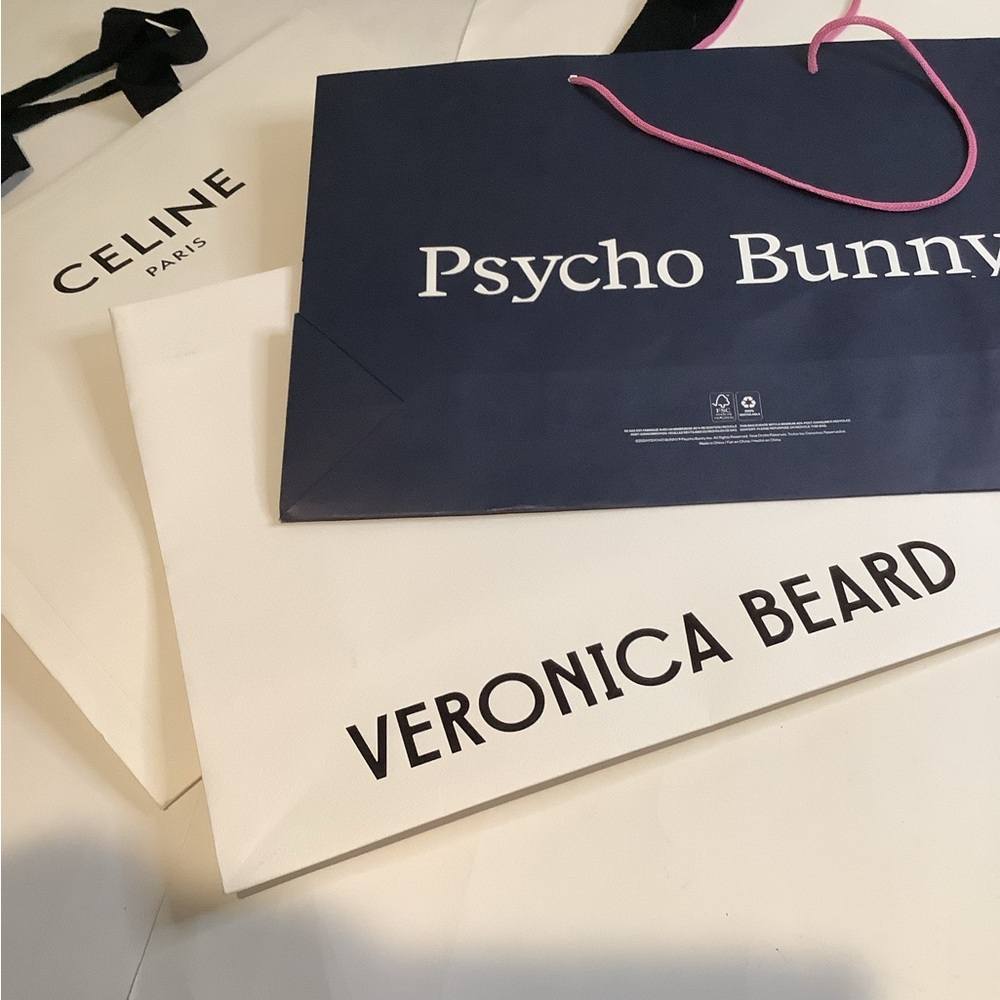 Bundle of three Paper Shopping Bags.